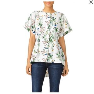 Gorgeous Marissa Webb spring botanical blouse top S